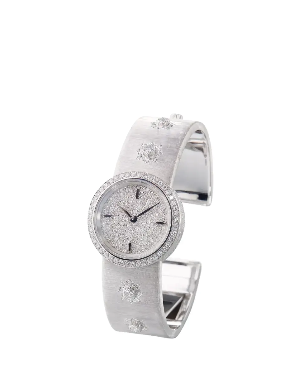 Buccellati Macri Classica Diams Diams 18K White Gold Watch with Diamonds, 24mm | Thumbnail 2