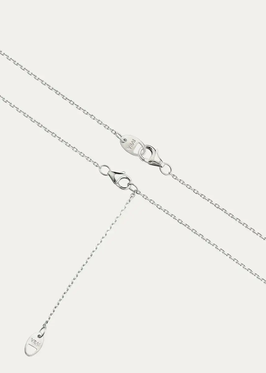 VRAI 14K White Gold Lab-Grown Diamond Linked Tennis Necklace | Thumbnail 3 VRAI 14K White Gold Lab-Grown Diamond Linked Tennis Necklace | Thumbnail 3