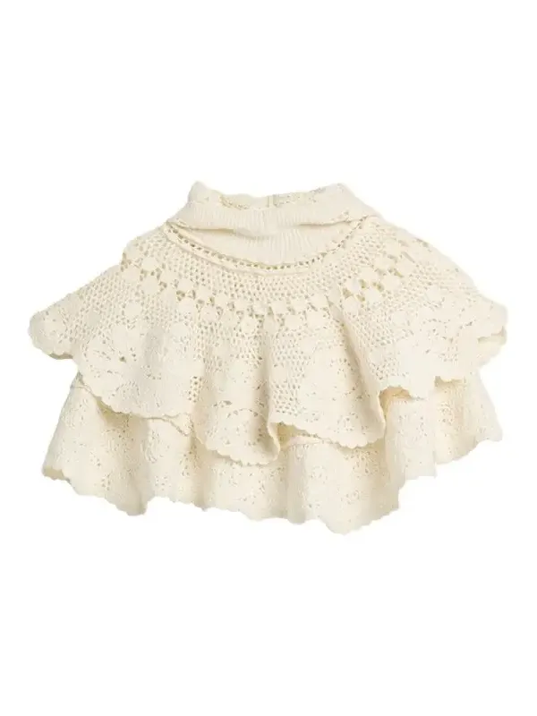 Wright Knit Crochet Capelet Wright Knit Crochet Capelet