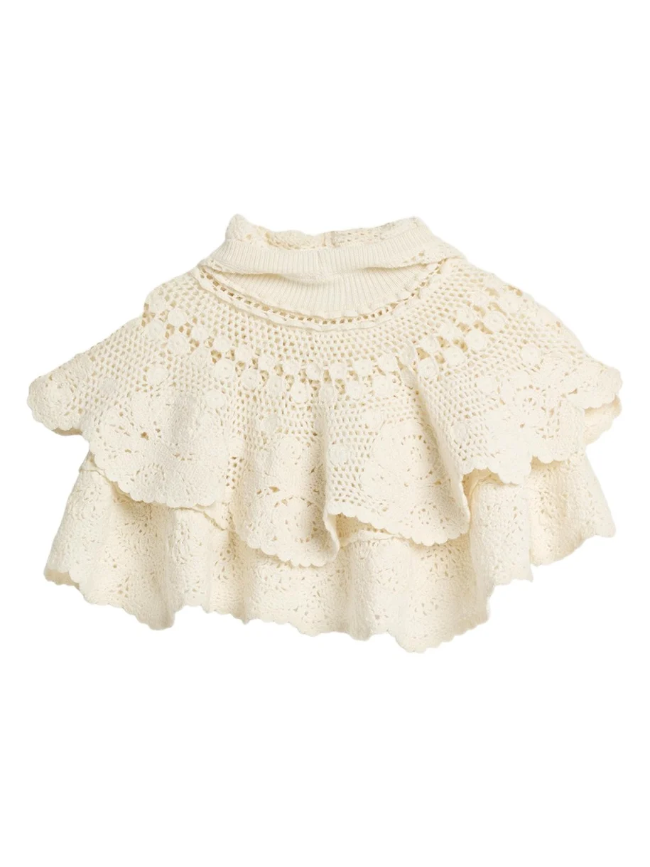 Wright Knit Crochet Capelet