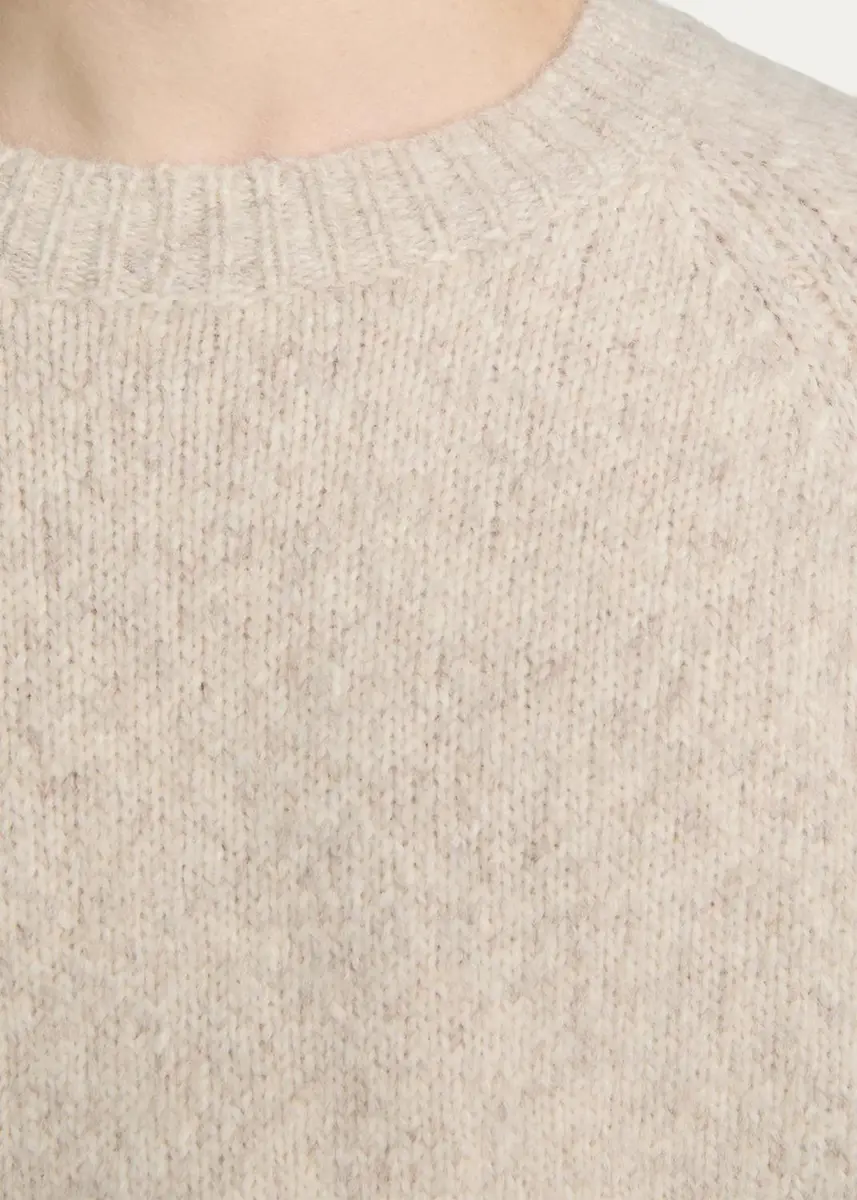 Frame Men's Alpaca-Blend Raglan Crewneck Sweater | Thumbnail 5 Frame Men's Alpaca-Blend Raglan Crewneck Sweater | Thumbnail 5