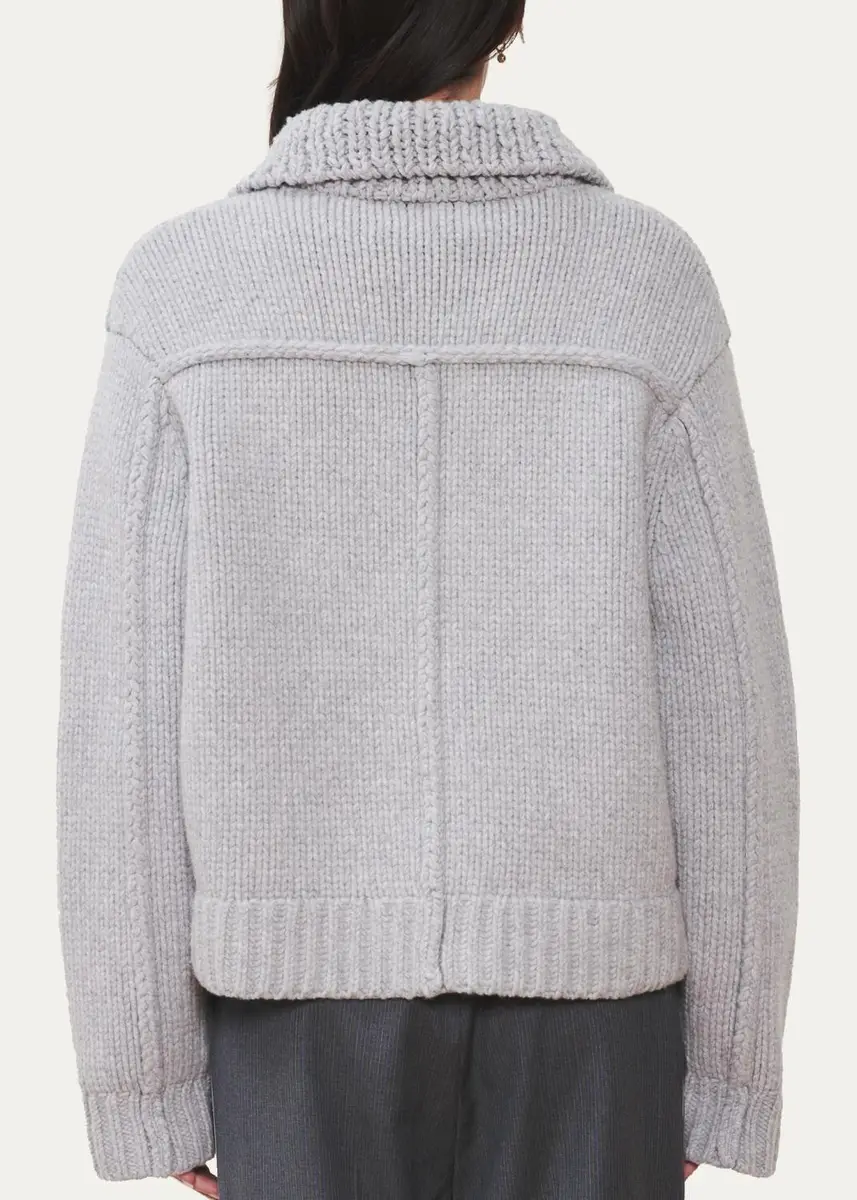 WE-AR4 The Wales Chunky Knit Cardigan | Thumbnail 3 WE-AR4 The Wales Chunky Knit Cardigan | Thumbnail 3