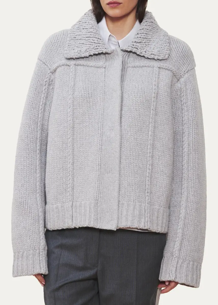 WE-AR4 The Wales Chunky Knit Cardigan | Thumbnail 4 WE-AR4 The Wales Chunky Knit Cardigan | Thumbnail 4