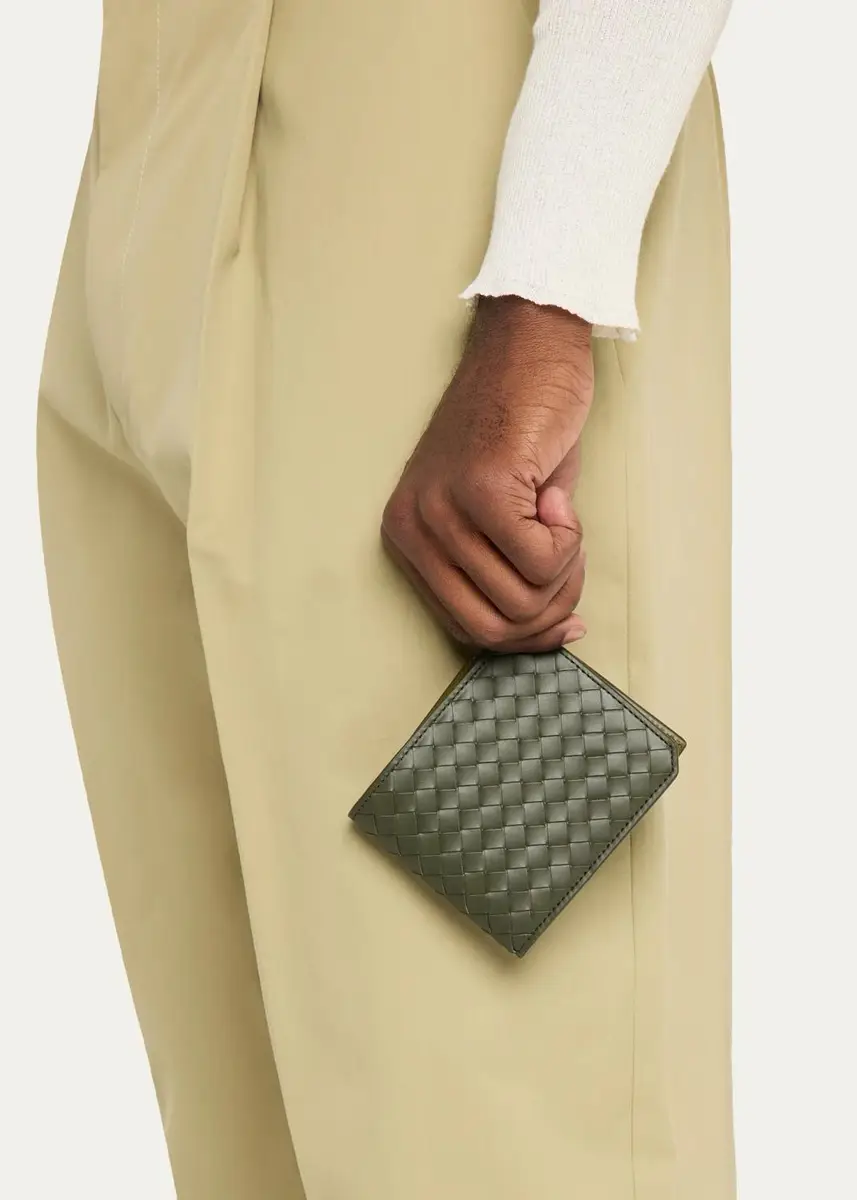 Bottega Veneta Men's Intrecciato Leather Bifold Wallet | Thumbnail 2 Bottega Veneta Men's Intrecciato Leather Bifold Wallet | Thumbnail 2