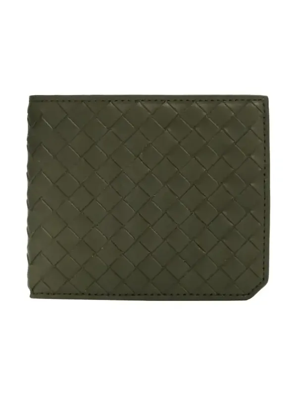 Men's Intrecciato Leather Bifold Wallet