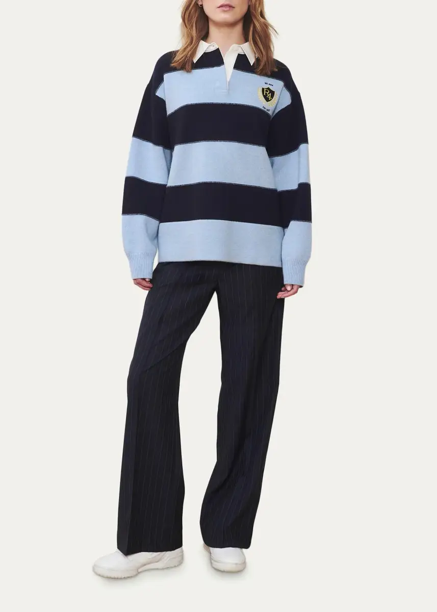 WE-AR4 The Royal Striped Polo Sweater | Thumbnail 2 WE-AR4 The Royal Striped Polo Sweater | Thumbnail 2