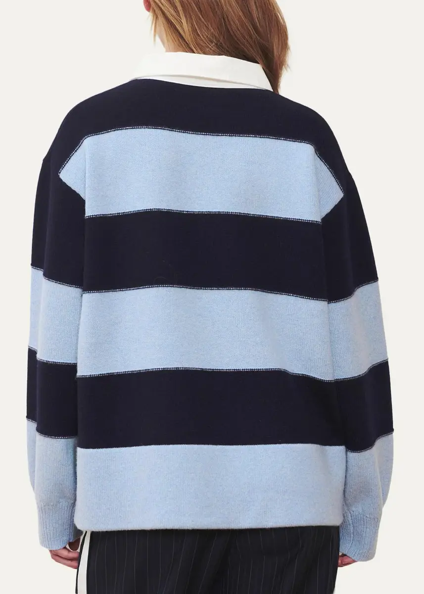 WE-AR4 The Royal Striped Polo Sweater | Thumbnail 3 WE-AR4 The Royal Striped Polo Sweater | Thumbnail 3