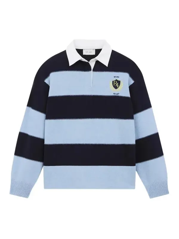 The Royal Striped Polo Sweater The Royal Striped Polo Sweater