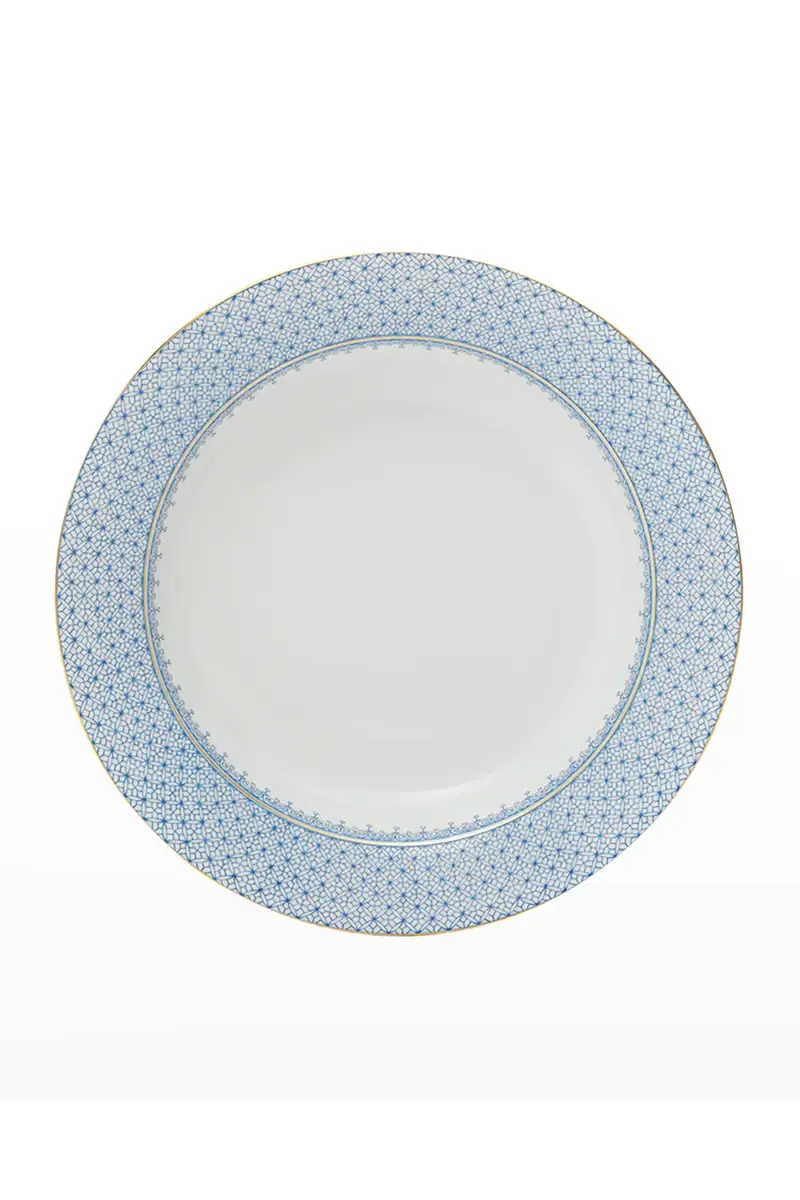 Mottahedeh Cornflower Lace Rim Soup Bowl | Thumbnail 2 Mottahedeh Cornflower Lace Rim Soup Bowl | Thumbnail 2