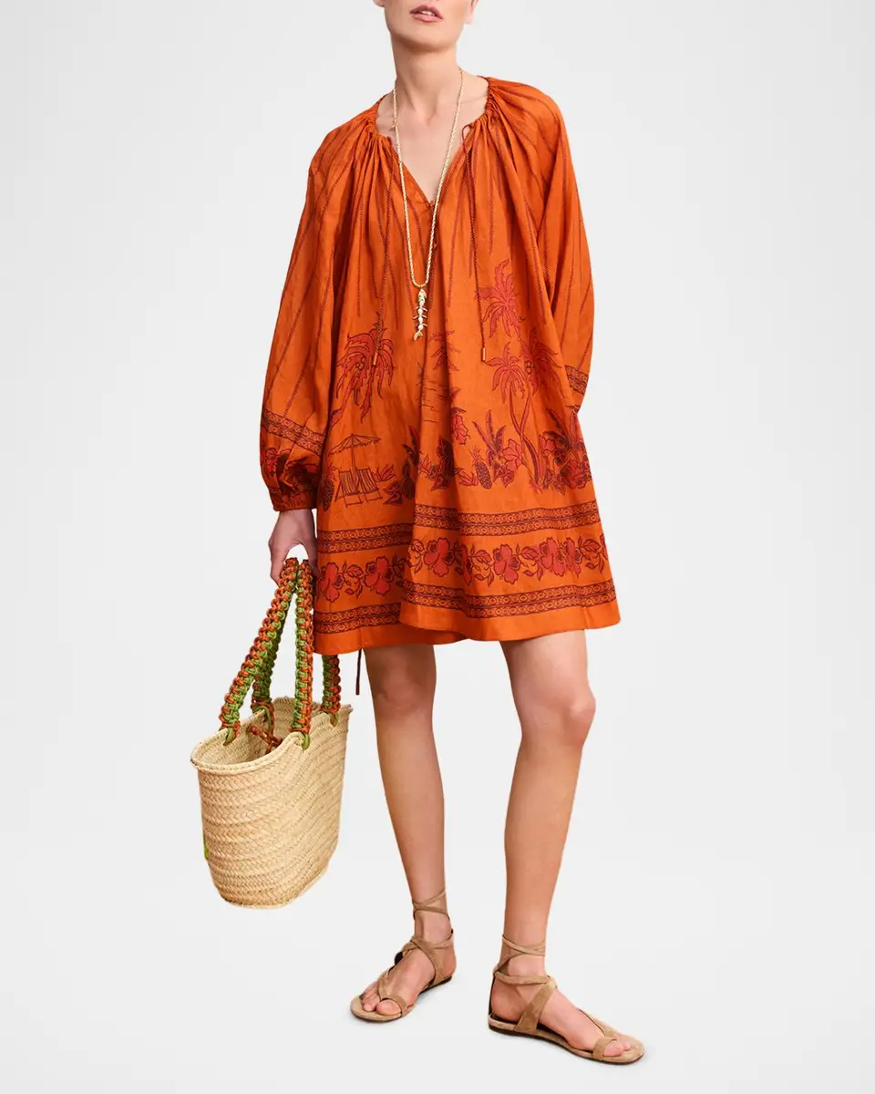 ALÉMAIS Boathouse Cotton Voile Mini Dress | Thumbnail 2 ALÉMAIS Boathouse Cotton Voile Mini Dress | Thumbnail 2