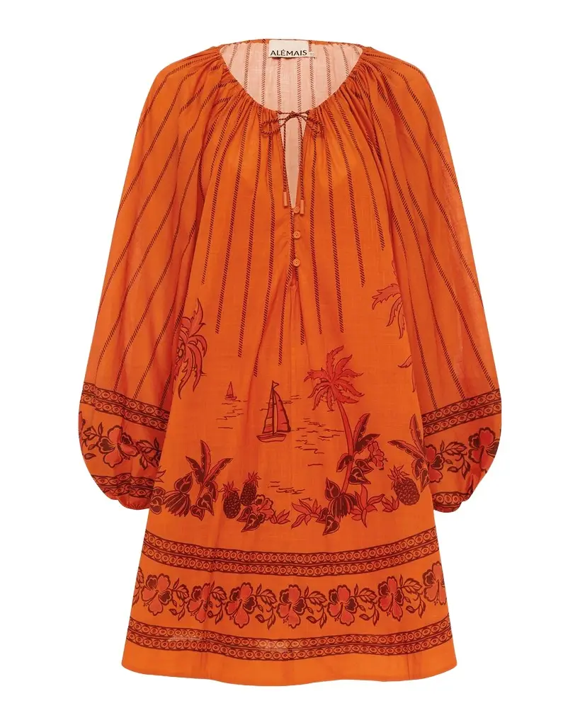 ALÉMAIS Boathouse Cotton Voile Mini Dress | Image 1 ALÉMAIS Boathouse Cotton Voile Mini Dress | Image 1