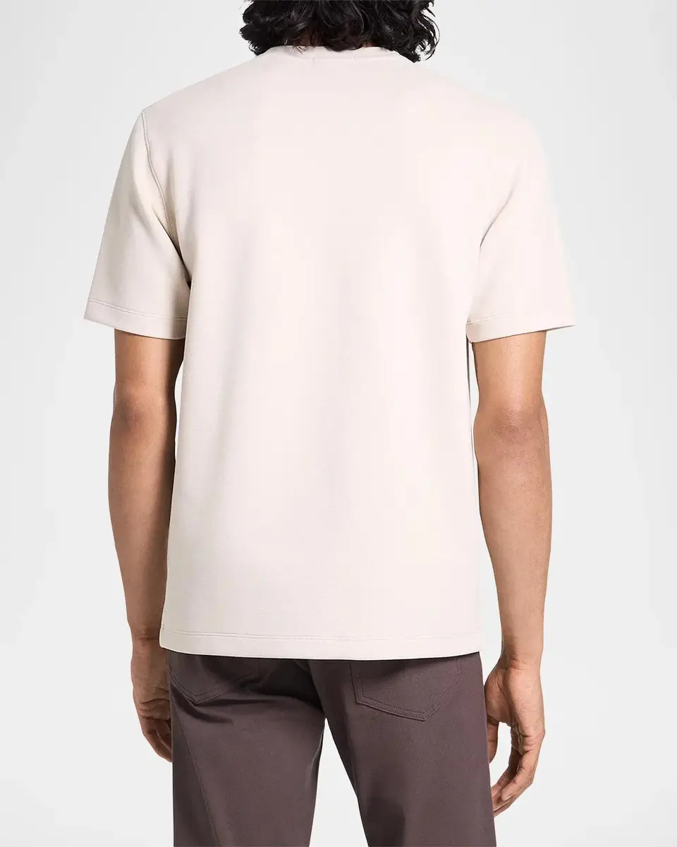 Theory Men's Delroy Double-Knit T-Shirt | Thumbnail 3