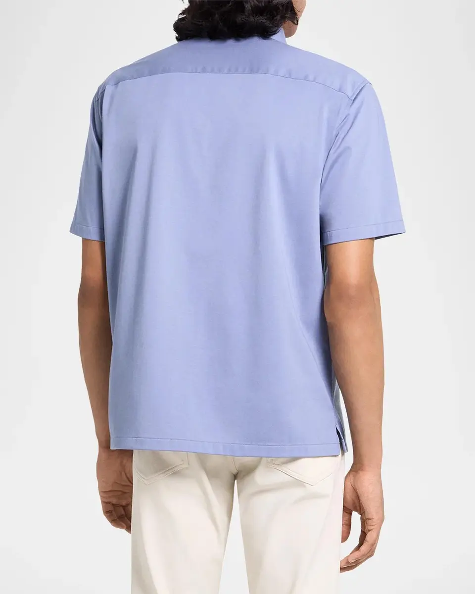 Theory Men's Irving Solid Sport Shirt | Thumbnail 3 Theory Men's Irving Solid Sport Shirt | Thumbnail 3