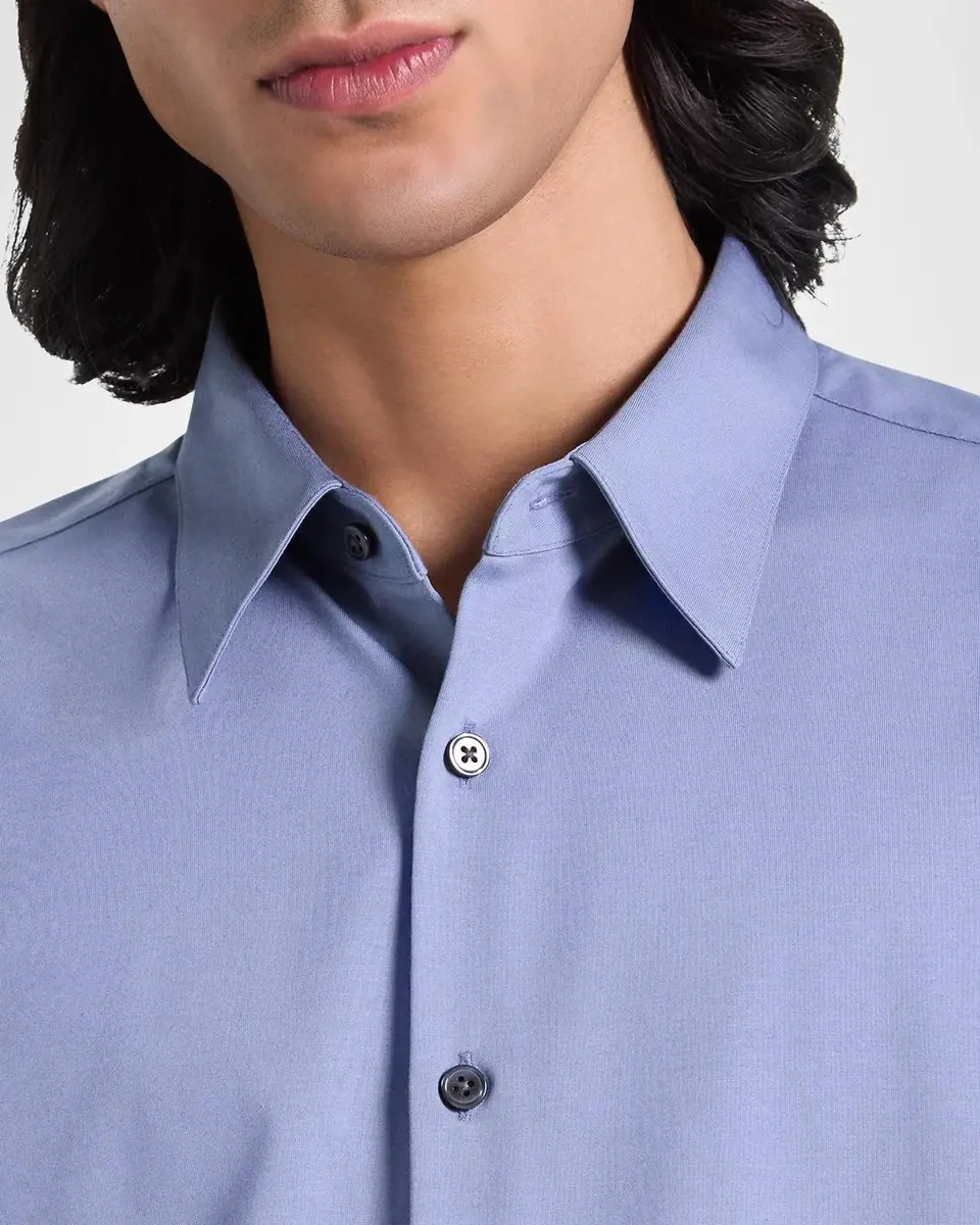 Theory Men's Irving Solid Sport Shirt | Thumbnail 5 Theory Men's Irving Solid Sport Shirt | Thumbnail 5