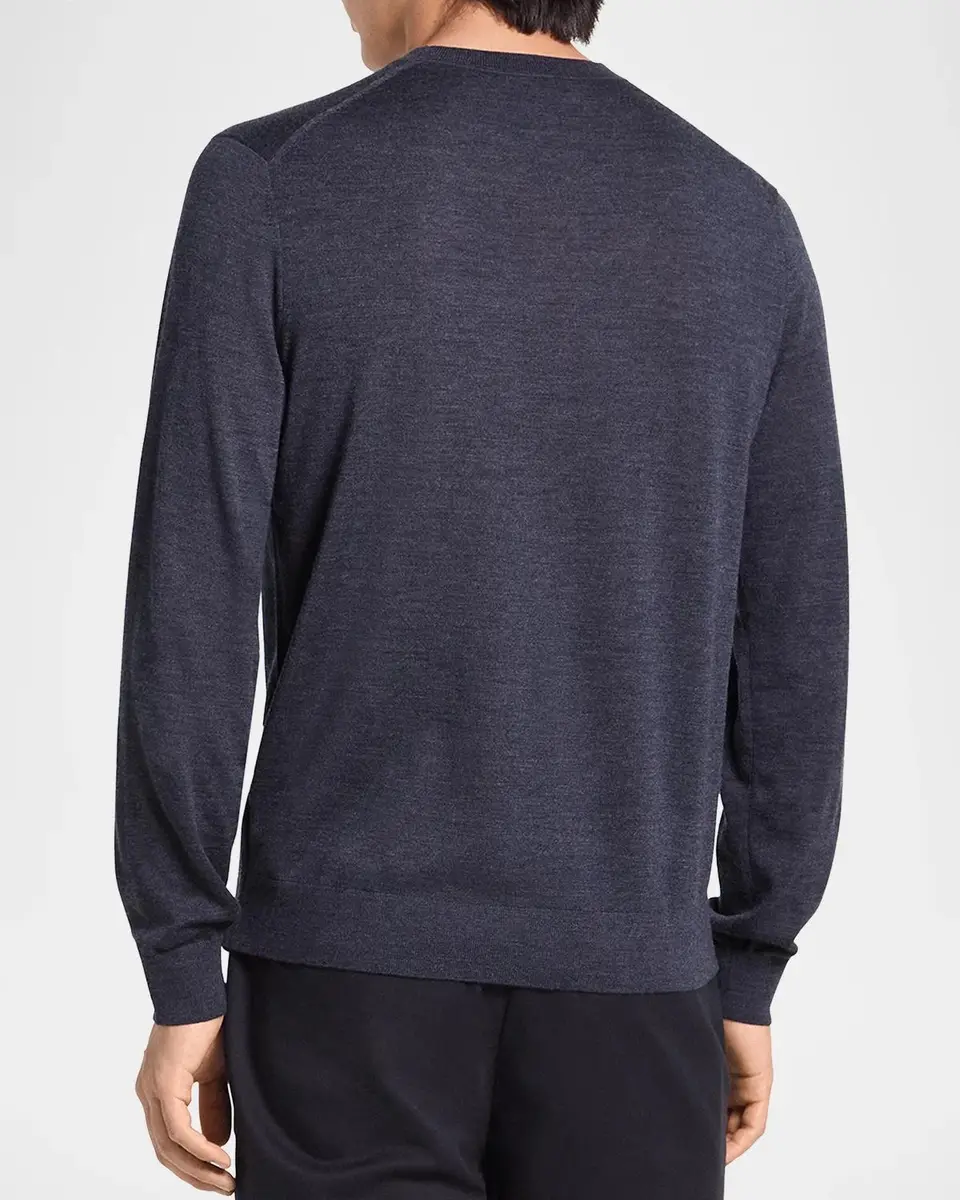 Theory Men's Crewneck Sweater in Regal Merino | Thumbnail 3 Theory Men's Crewneck Sweater in Regal Merino | Thumbnail 3