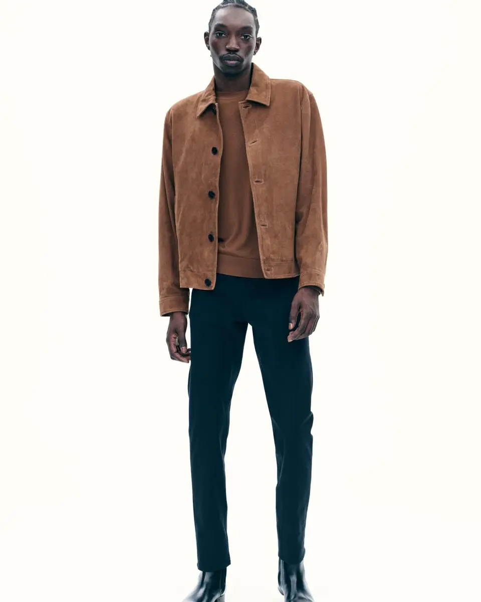 Theory Men's Crewneck Sweater in Regal Merino | Thumbnail 5 Theory Men's Crewneck Sweater in Regal Merino | Thumbnail 5