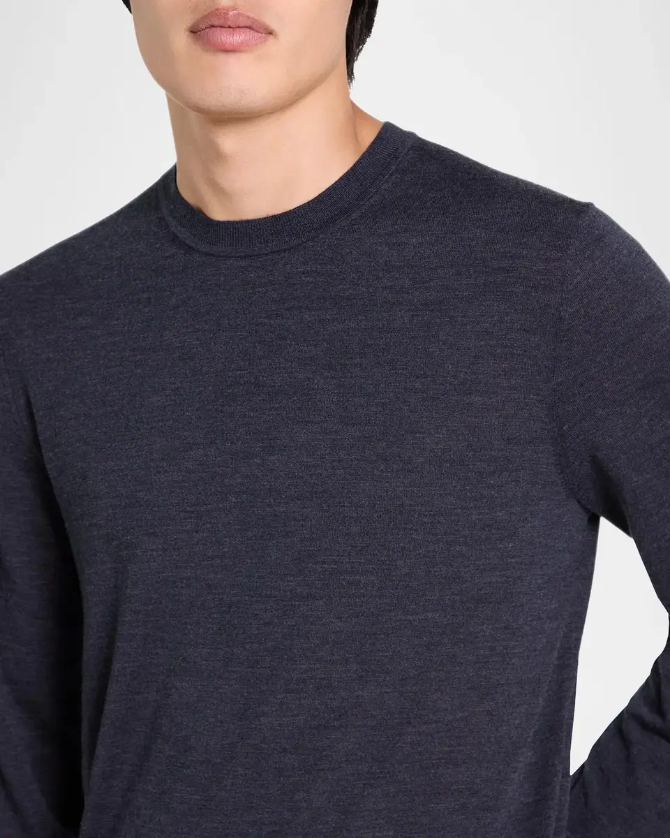 Theory Men's Crewneck Sweater in Regal Merino | Thumbnail 6 Theory Men's Crewneck Sweater in Regal Merino | Thumbnail 6