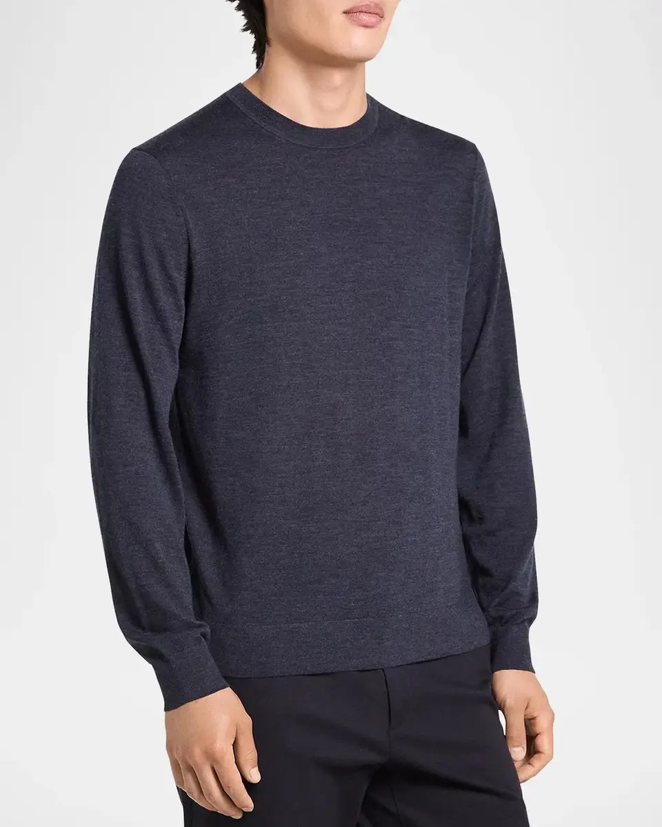 Theory Men's Crewneck Sweater in Regal Merino | Thumbnail 7 Theory Men's Crewneck Sweater in Regal Merino | Thumbnail 7