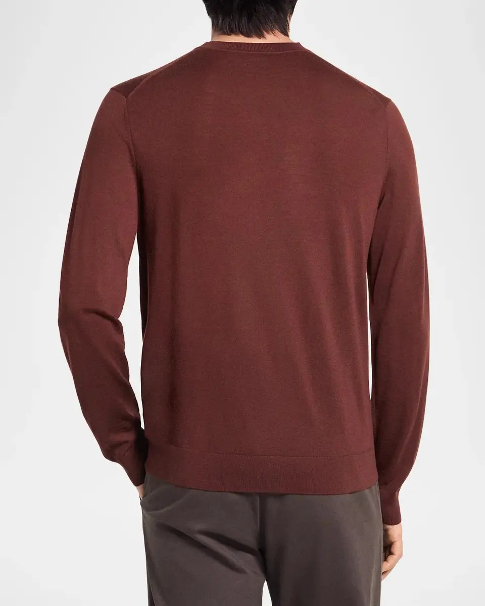 Theory Men's Crewneck Sweater in Regal Merino | Thumbnail 3 Theory Men's Crewneck Sweater in Regal Merino | Thumbnail 3