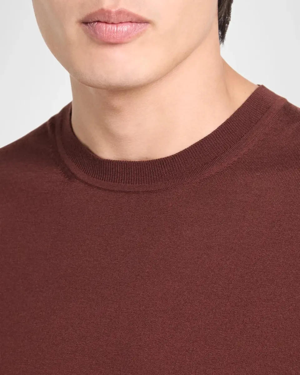 Theory Men's Crewneck Sweater in Regal Merino | Thumbnail 6 Theory Men's Crewneck Sweater in Regal Merino | Thumbnail 6