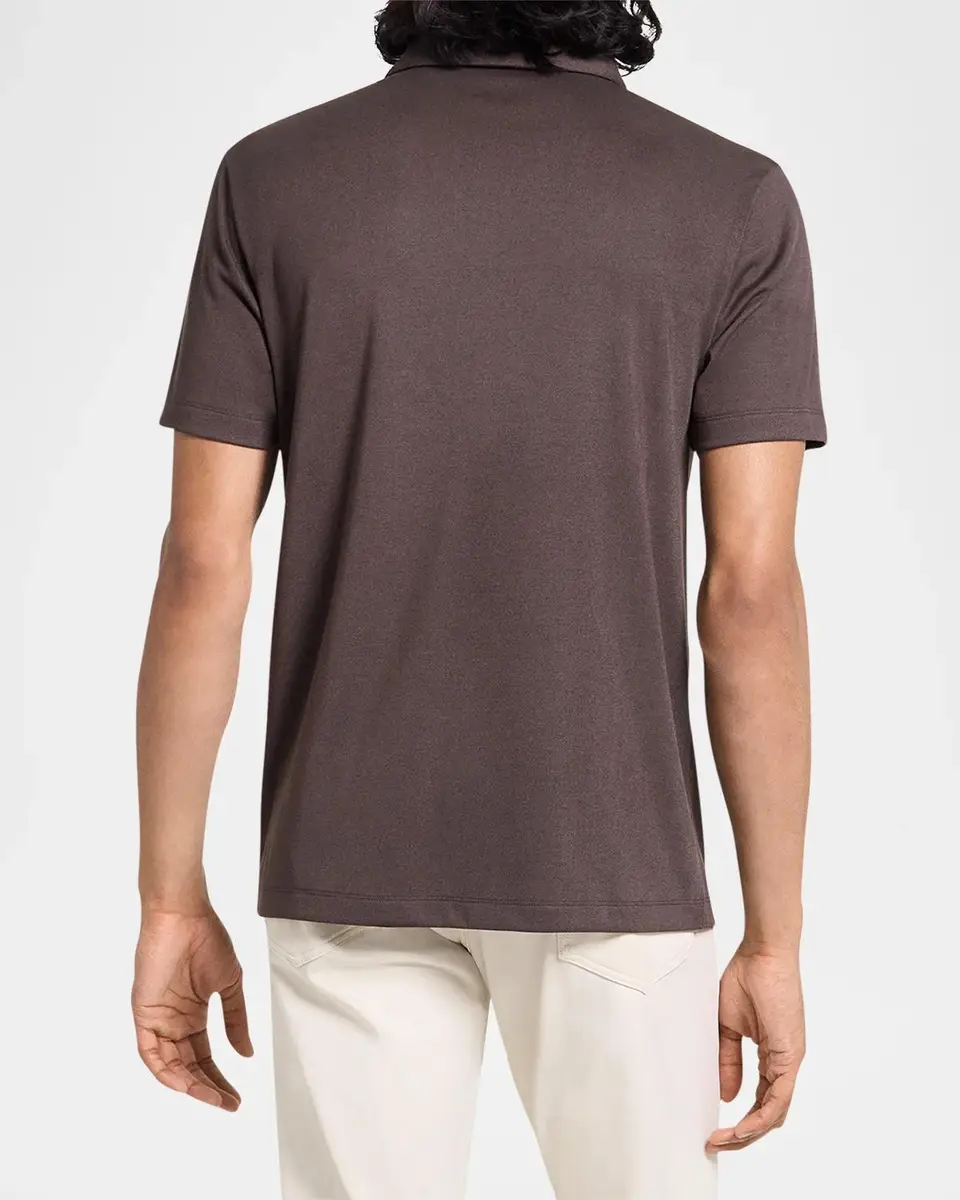 Theory Men's Bron Stretch Jersey Polo Shirt | Thumbnail 3 Theory Men's Bron Stretch Jersey Polo Shirt | Thumbnail 3