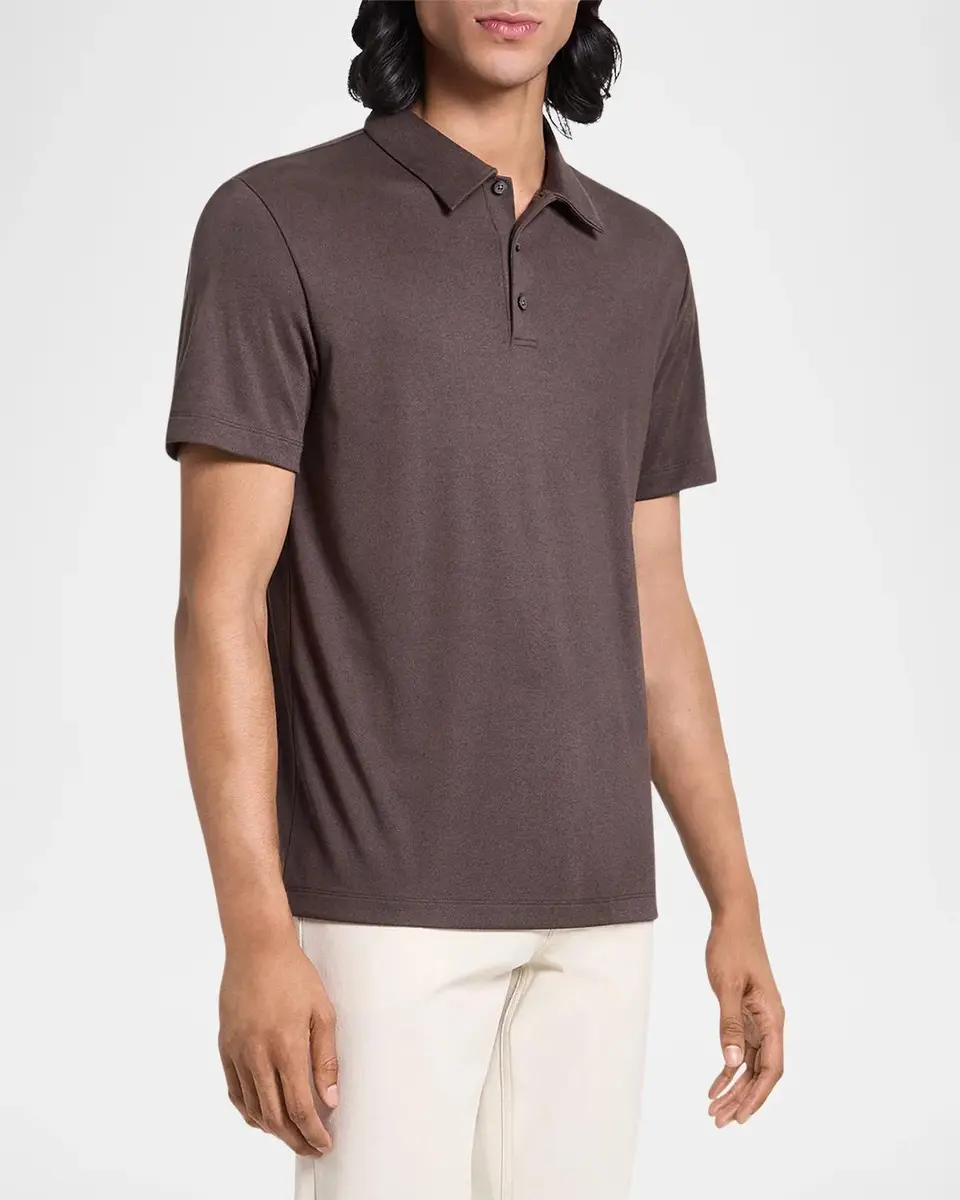 Theory Men's Bron Stretch Jersey Polo Shirt | Thumbnail 6 Theory Men's Bron Stretch Jersey Polo Shirt | Thumbnail 6