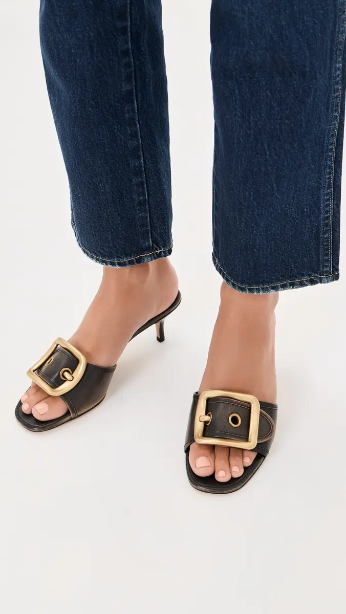 Coach Margot Oversized Buckle Sandals | Thumbnail 3