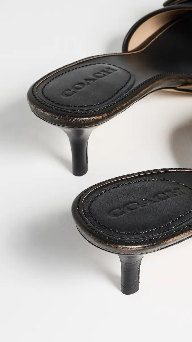 Coach Margot Oversized Buckle Sandals | Thumbnail 4