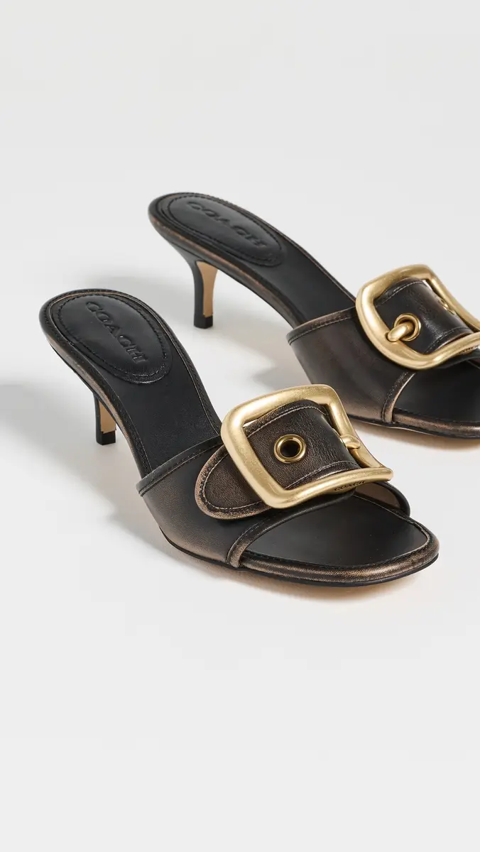 Coach Margot Oversized Buckle Sandals | Thumbnail 5