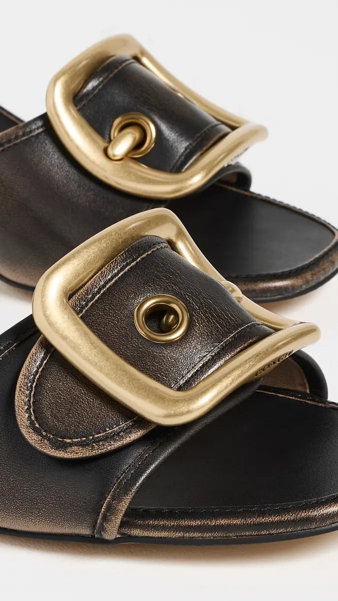 Coach Margot Oversized Buckle Sandals | Thumbnail 6