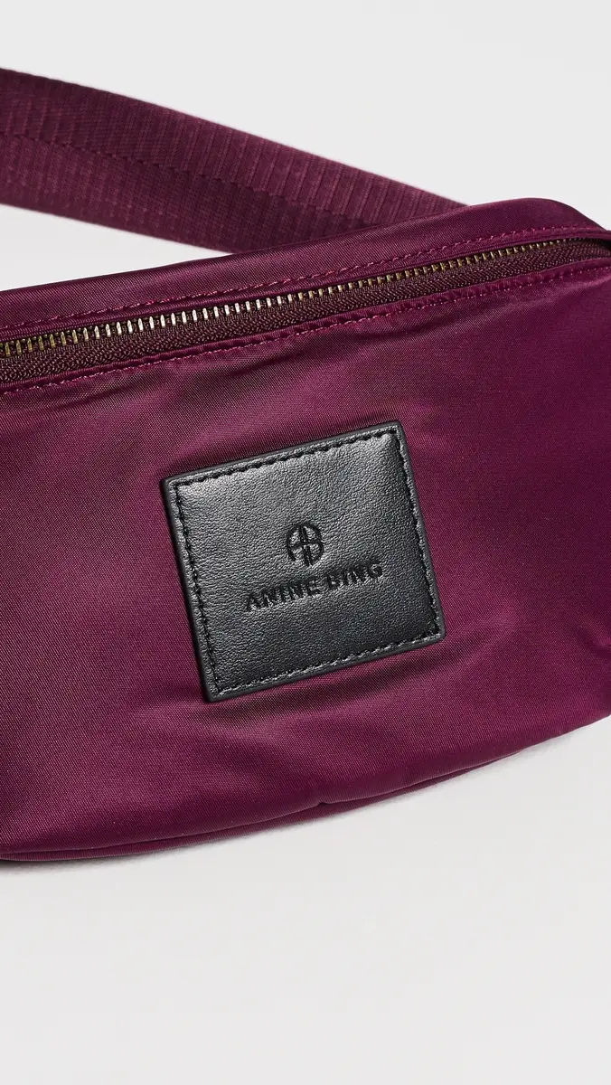 Anine Bing Leon Small Nylon Waist Bag | Thumbnail 5 Anine Bing Leon Small Nylon Waist Bag | Thumbnail 5