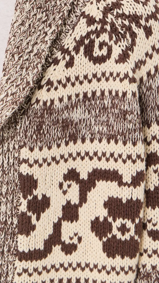 The Great. THE GREAT. The Nordic Flower Lodge Cardigan | Thumbnail 6 The Great. THE GREAT. The Nordic Flower Lodge Cardigan | Thumbnail 6