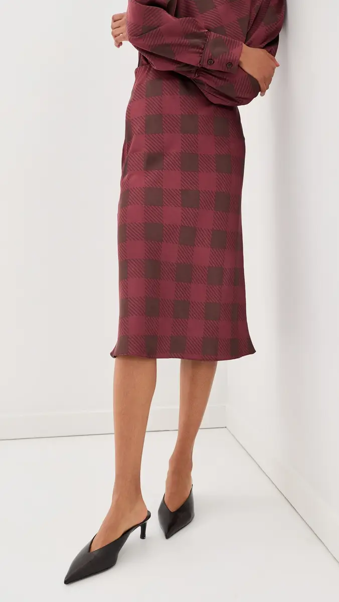 LE BOP Olive Midi Skirt | Thumbnail 2 LE BOP Olive Midi Skirt | Thumbnail 2