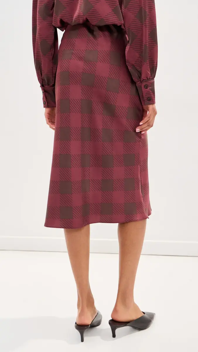 LE BOP Olive Midi Skirt | Thumbnail 3 LE BOP Olive Midi Skirt | Thumbnail 3