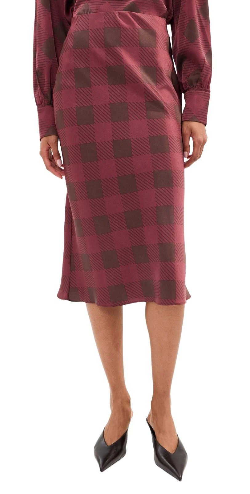 Olive Midi Skirt