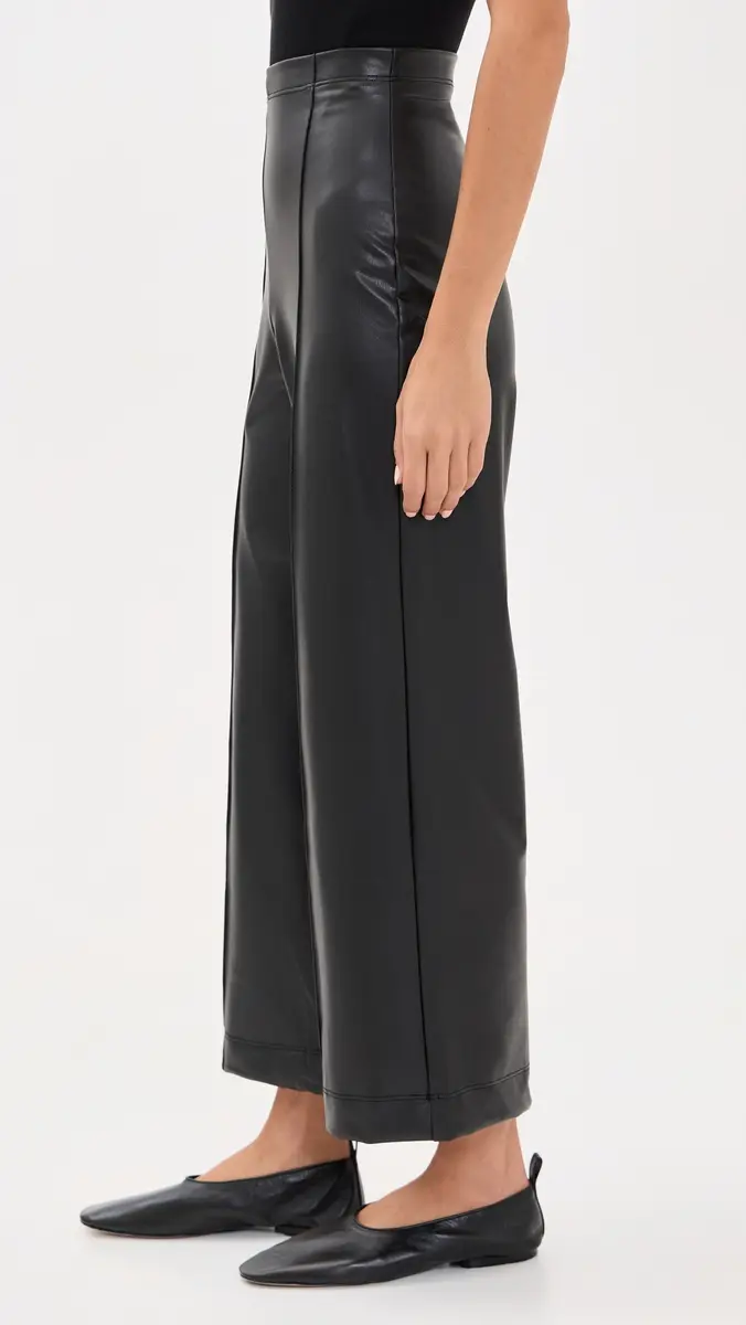 Ripley Rader Cropped Vegan Leather Straight Leg Pants | Thumbnail 4 Ripley Rader Cropped Vegan Leather Straight Leg Pants | Thumbnail 4