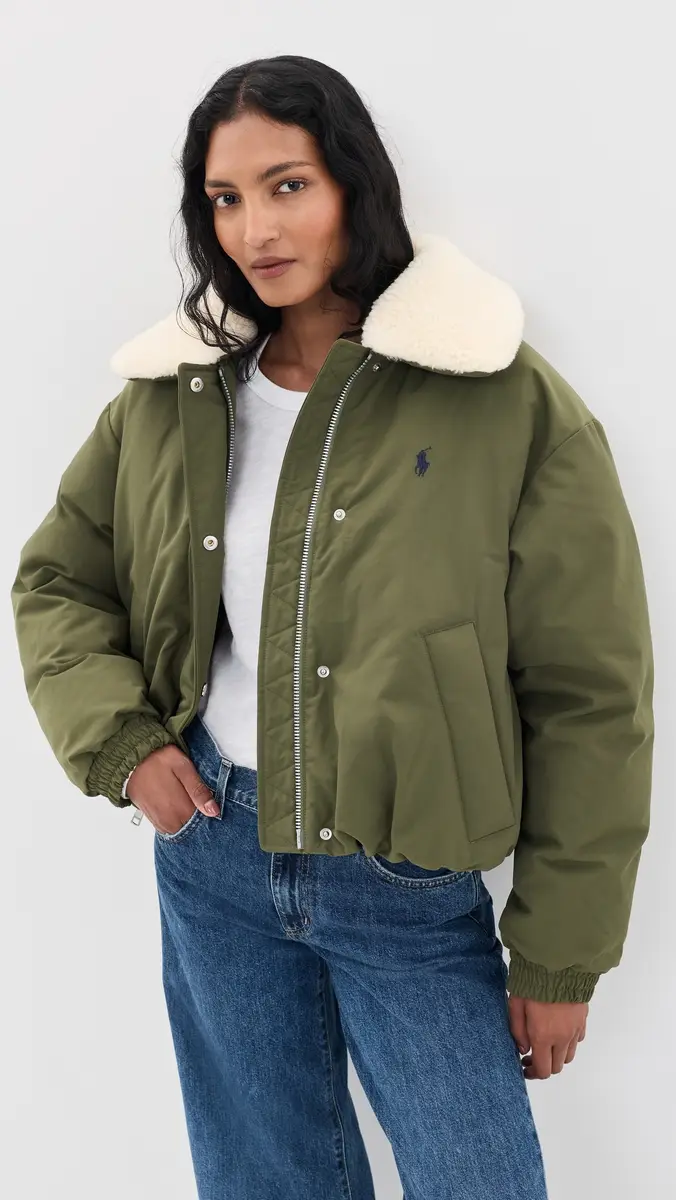 Polo Ralph Lauren Matte Poly Blend Woven Jacket | Thumbnail 2 Polo Ralph Lauren Matte Poly Blend Woven Jacket | Thumbnail 2