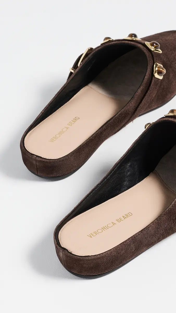 Veronica Beard Narcisa Cabachon Mules | Thumbnail 4
