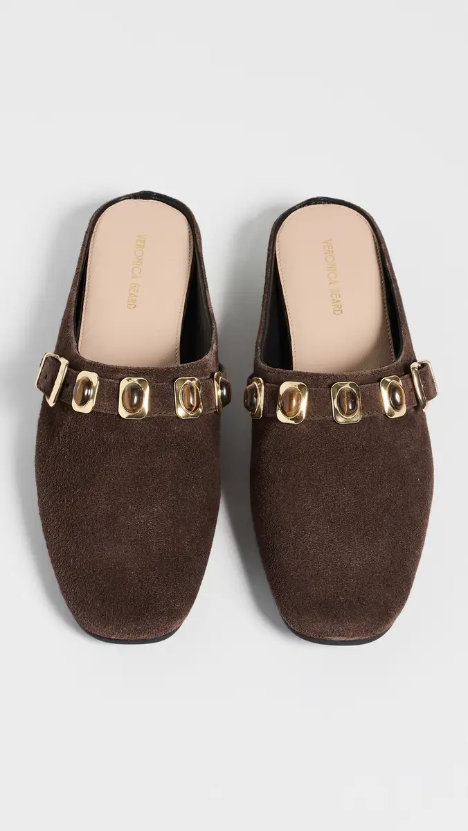 Veronica Beard Narcisa Cabachon Mules | Thumbnail 5