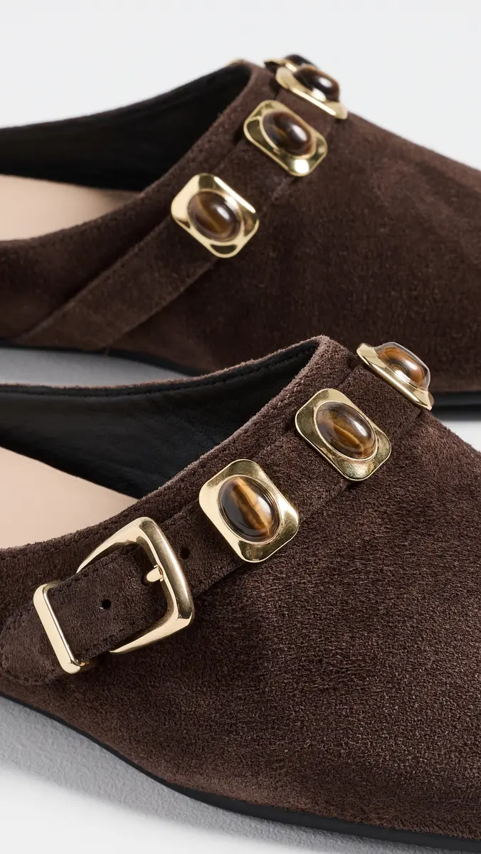 Veronica Beard Narcisa Cabachon Mules | Thumbnail 6