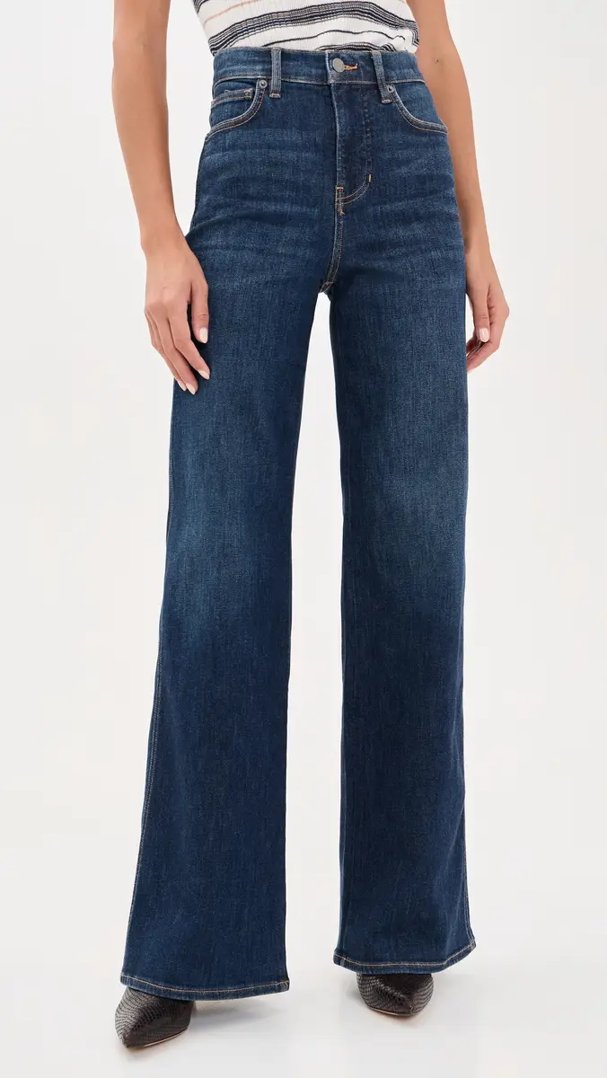 Veronica Beard Jean Taylor Wide Leg Jeans | Thumbnail 2