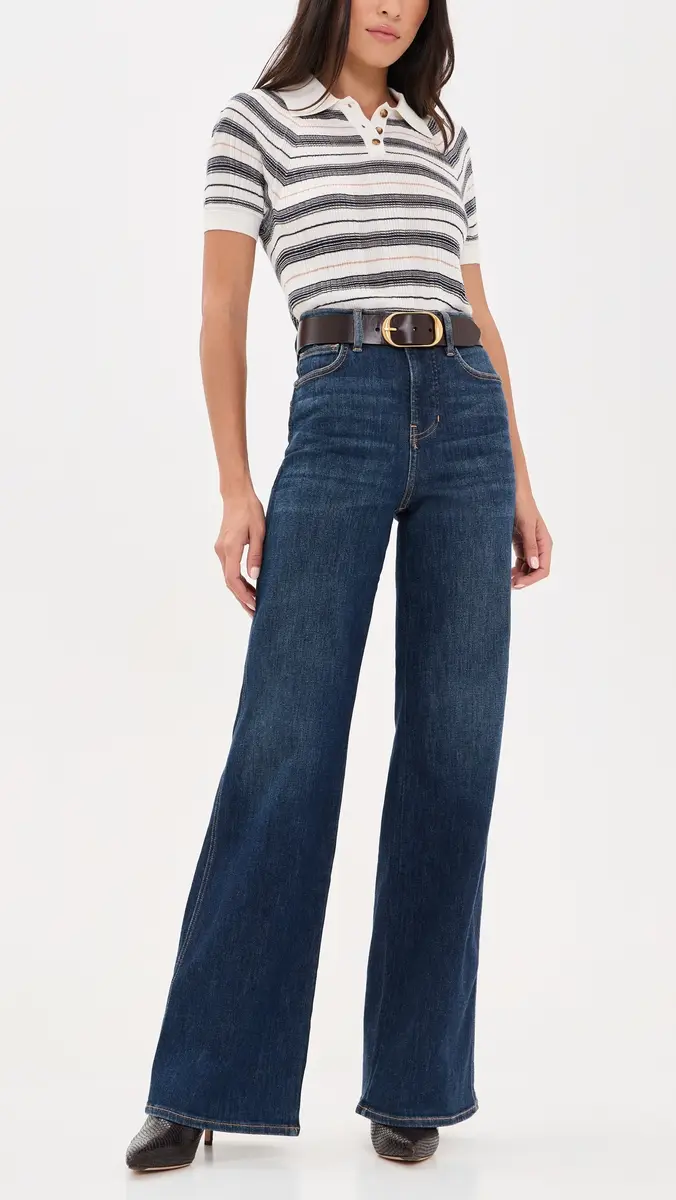 Veronica Beard Jean Taylor Wide Leg Jeans | Thumbnail 5