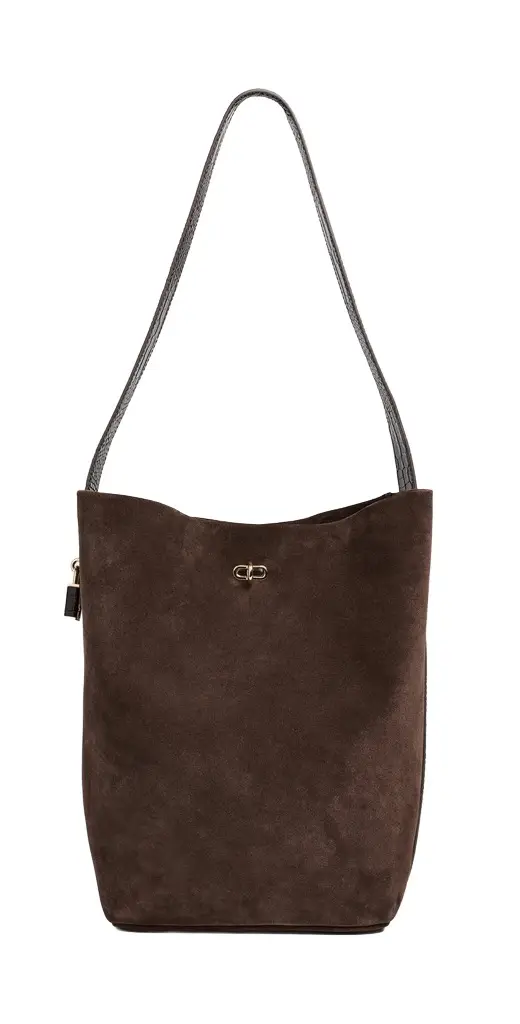 Lock Suede Slim Bucket Bag Lock Suede Slim Bucket Bag