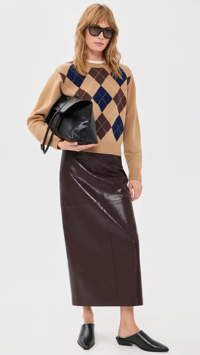 Dunst Argyle Crew Neck Sweater | Thumbnail 5 Dunst Argyle Crew Neck Sweater | Thumbnail 5