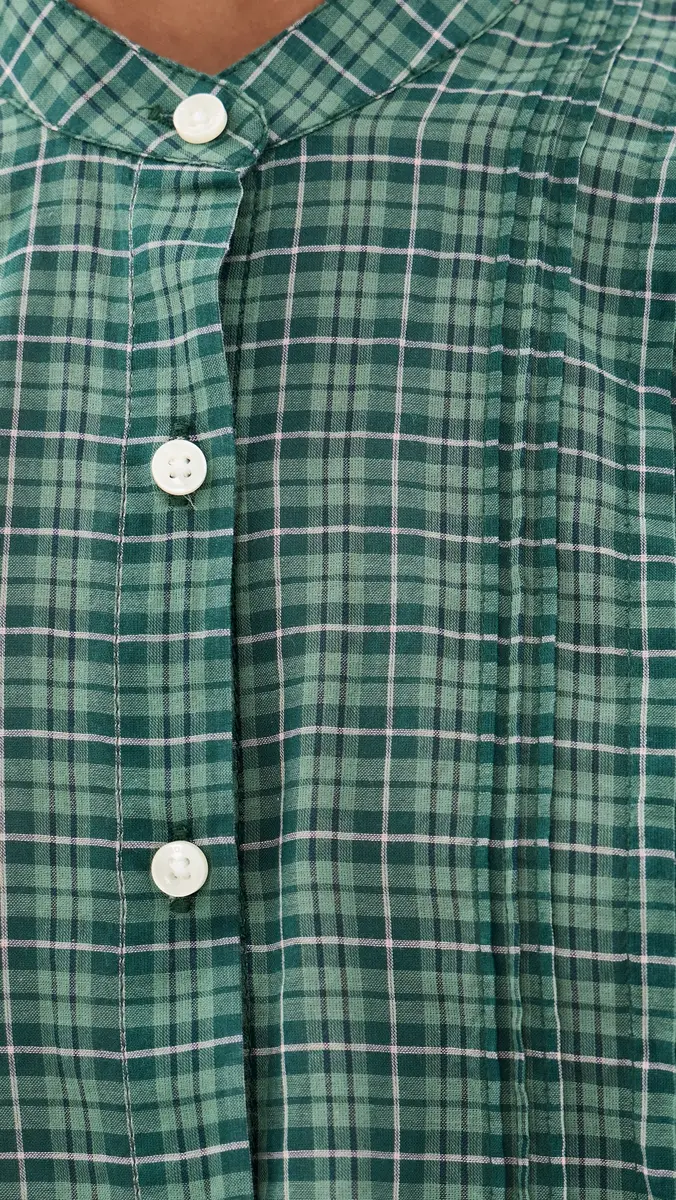 Birds of Paradis Murin Tartan Jordyn Blouse | Thumbnail 6 Birds of Paradis Murin Tartan Jordyn Blouse | Thumbnail 6