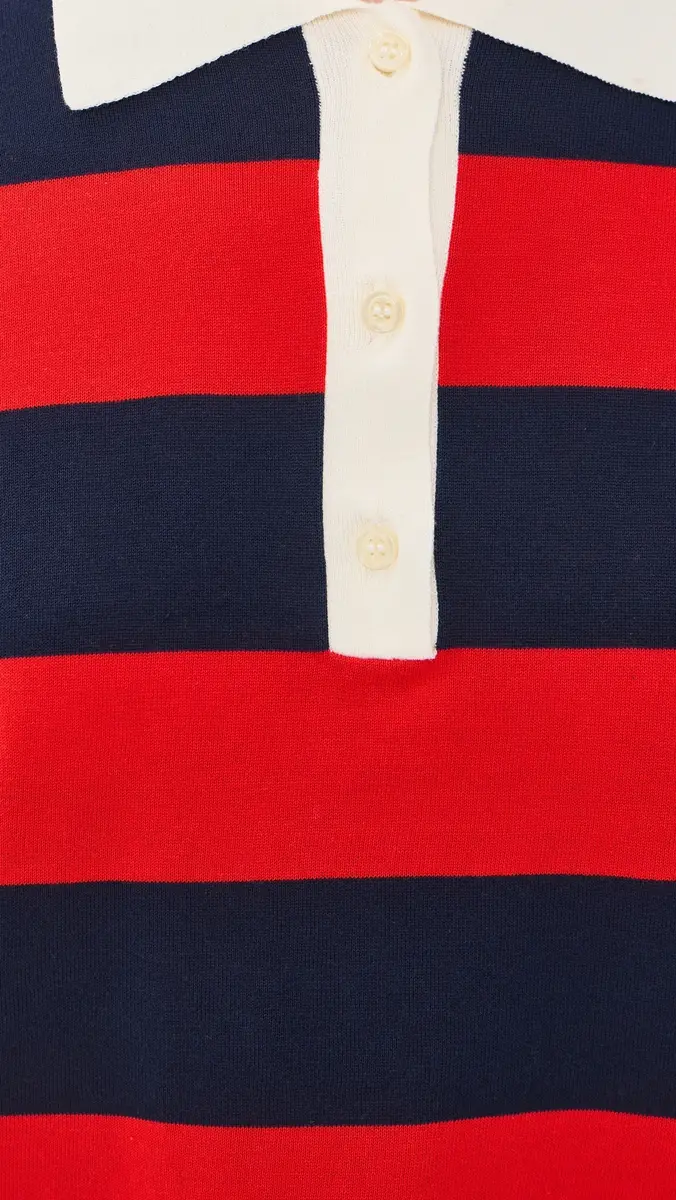 The Great. THE GREAT. The Academy Polo Sweater | Thumbnail 6 The Great. THE GREAT. The Academy Polo Sweater | Thumbnail 6