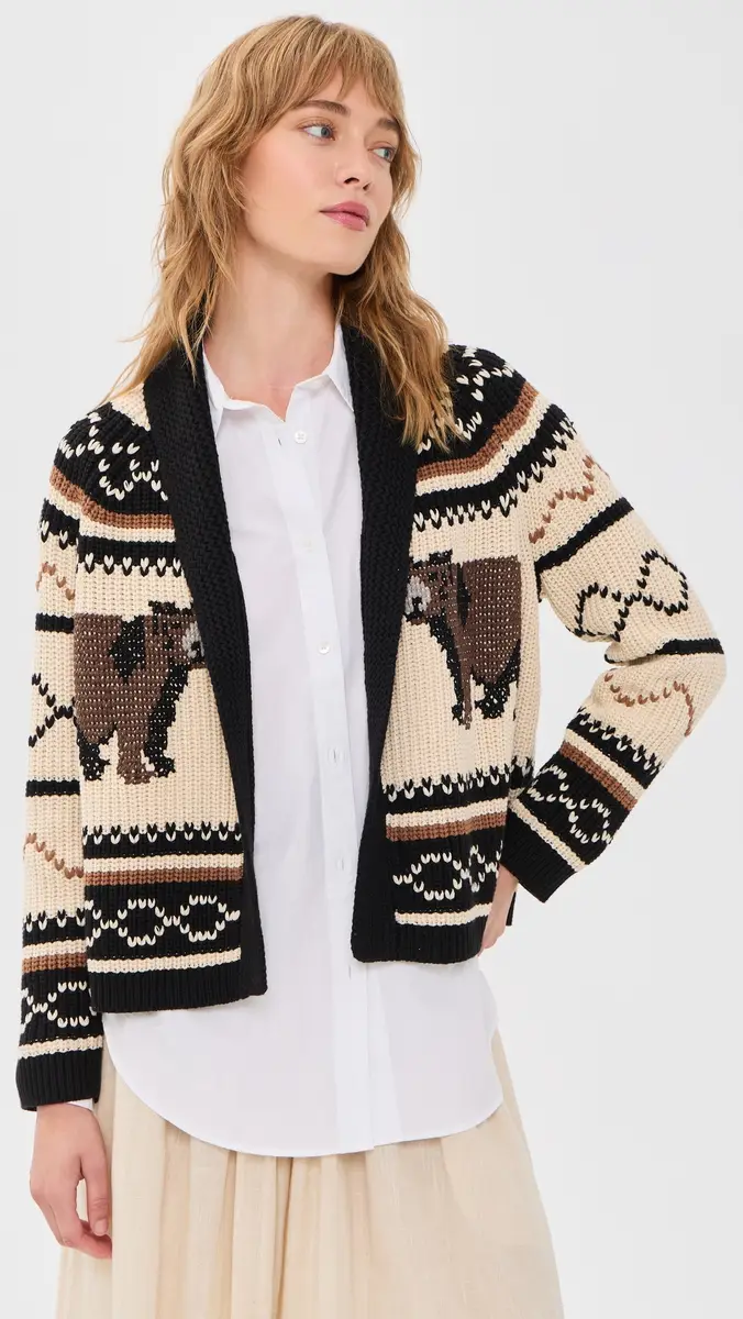 The Great. THE GREAT. The Bear Lodge Cardigan | Thumbnail 2 The Great. THE GREAT. The Bear Lodge Cardigan | Thumbnail 2