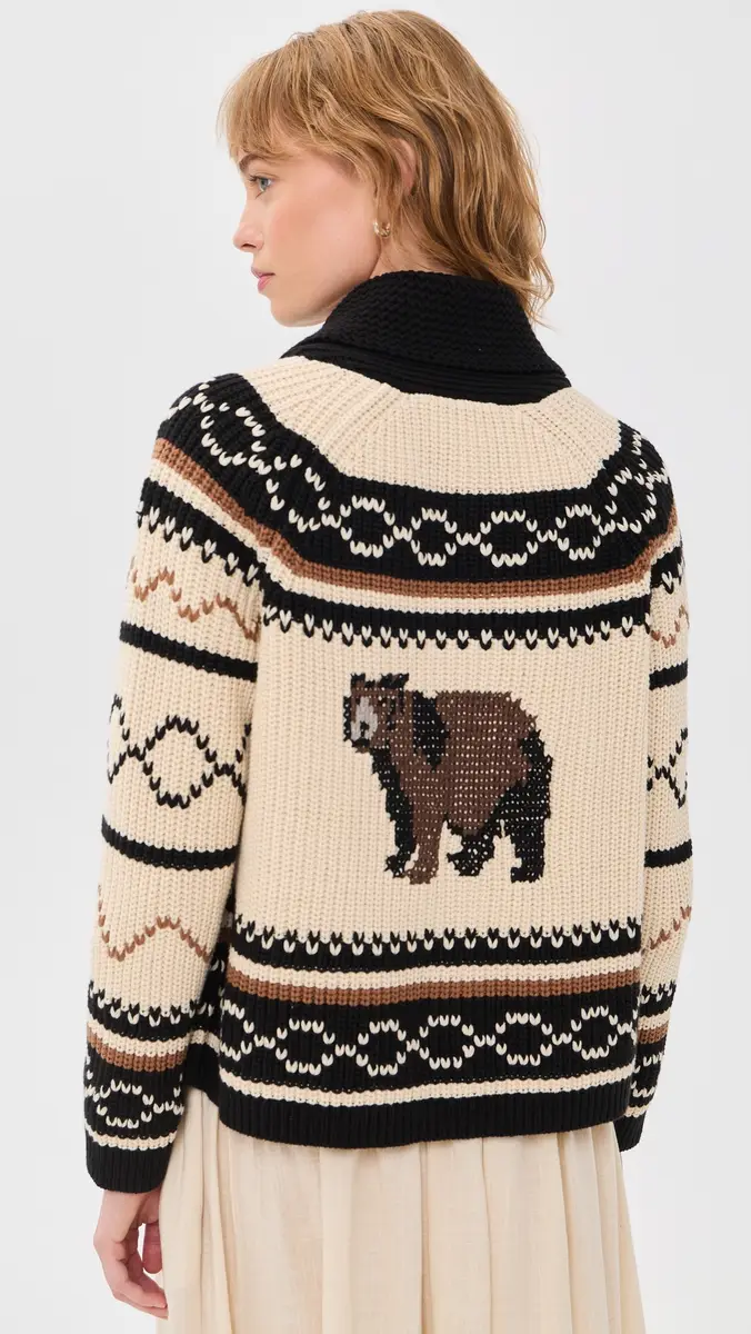 The Great. THE GREAT. The Bear Lodge Cardigan | Thumbnail 3 The Great. THE GREAT. The Bear Lodge Cardigan | Thumbnail 3