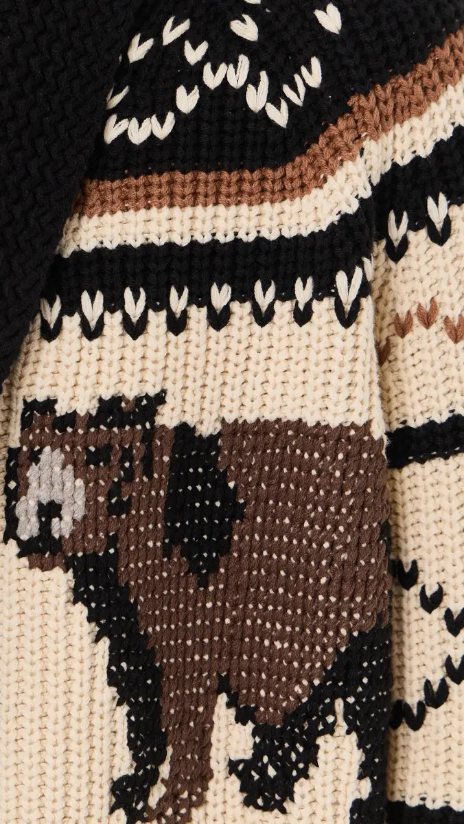 The Great. THE GREAT. The Bear Lodge Cardigan | Thumbnail 6 The Great. THE GREAT. The Bear Lodge Cardigan | Thumbnail 6