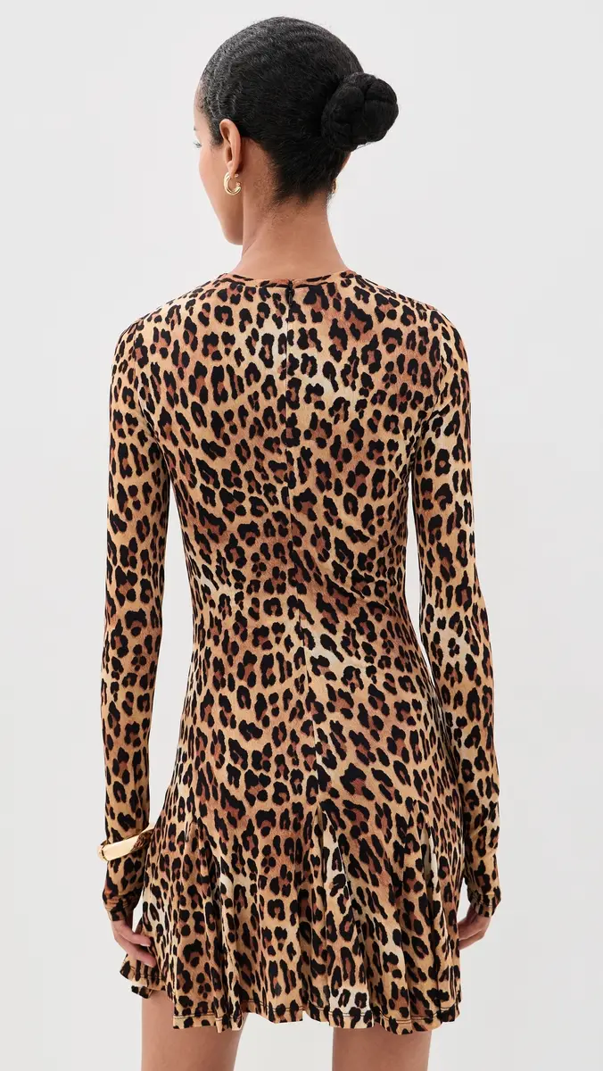 Alice + Olivia Wendy Fit and Flare Godet Mini Dress | Thumbnail 3 Alice + Olivia Wendy Fit and Flare Godet Mini Dress | Thumbnail 3